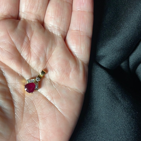 Ruby + Diamond Amulet - Picture 2 of 3